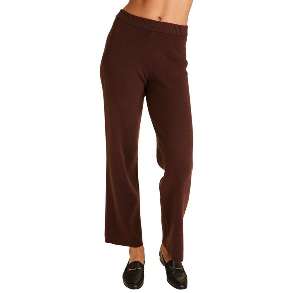 Alala Womens  Olivia Knit Trouser, Brown